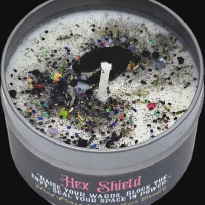 Hex Shield Candle